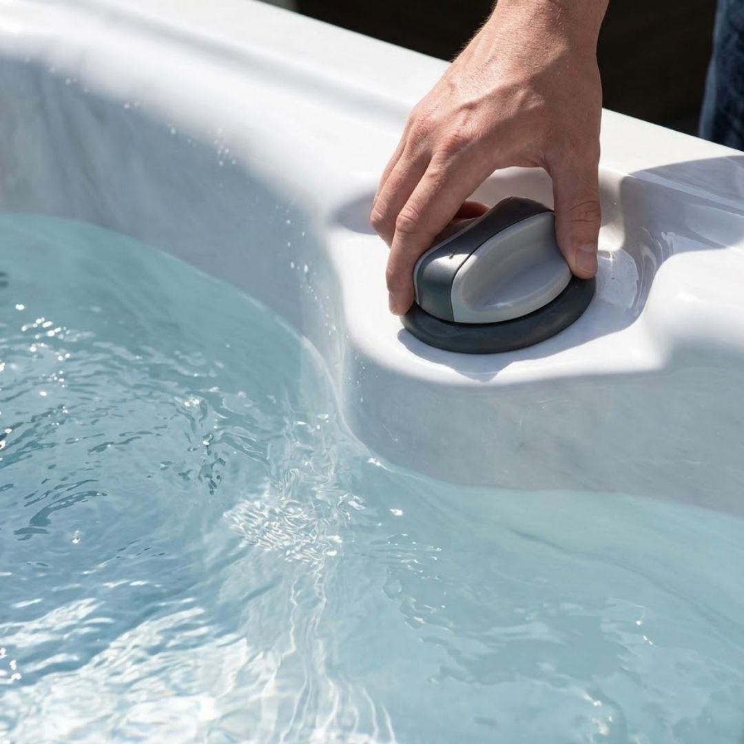 Hot tub jet controls.
